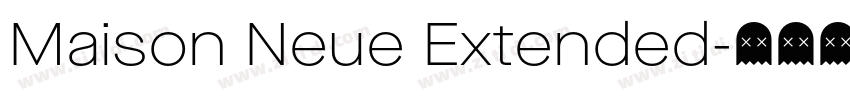 Maison Neue Extended字体转换